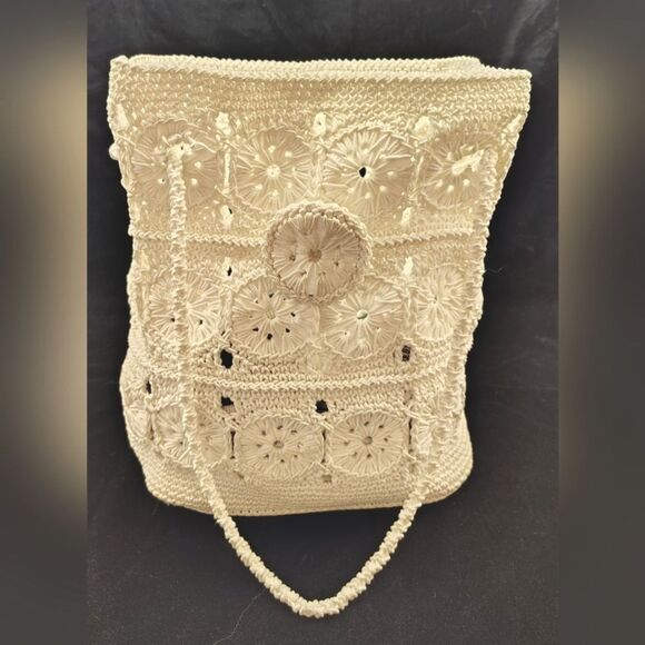 Handmade Crochet Tote Boho Bag - Picture 9 of 12